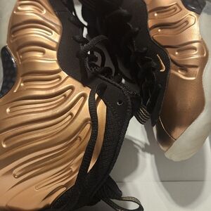 Nike Foamposite Black and Metallic